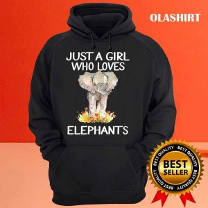 Just A Girl Who Loves Elephants T shirt 3