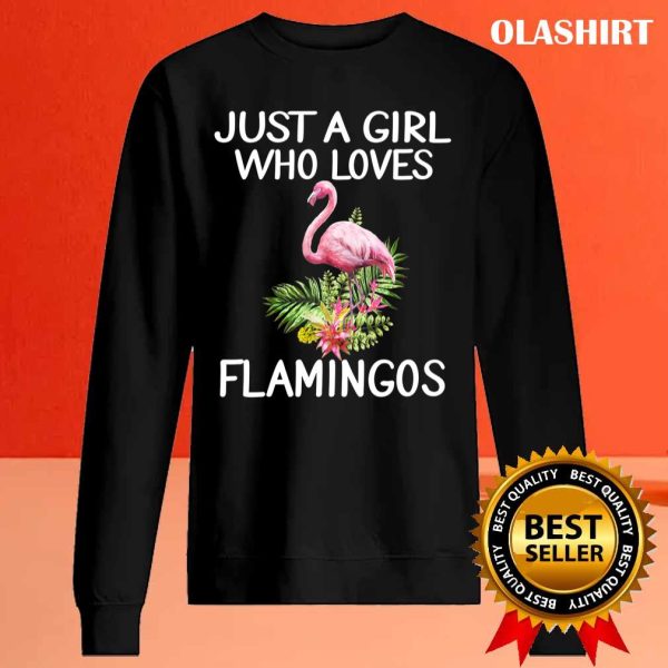 Just A Girl Who Loves Flamingo T-shirt