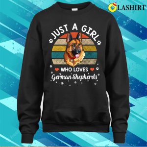 Just A Girl Who Loves German Shepherd Dog Lover T shirt 4