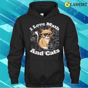 Math Kitty Cat I Love Math And Cats Mathematics Math Gifts T shirt 3