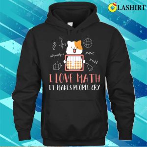 Mathematics T shirt I Love Math Kitten Cats T shirt 3