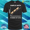 Mathematics T-shirt, Simple Math Kitten Cats T-shirt