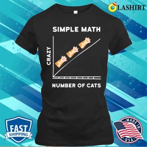 Mathematics T-shirt, Simple Math Kitten Cats T-shirt