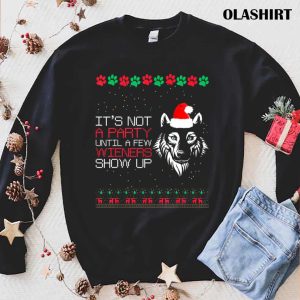 Merry Wiener Christmas Dachshund Dog Pajama Xmas T shirt 1