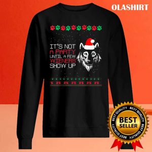 Merry Wiener Christmas Dachshund Dog Pajama Xmas T shirt 2