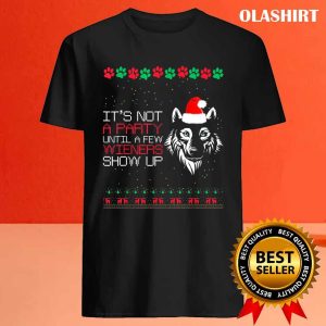 Merry Wiener Christmas Dachshund Dog Pajama Xmas T shirt 4