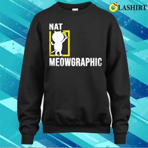 Nat Meographic Funny Hilarious Cat Expression Flannel T shirt 4