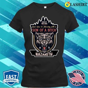 Nazareth Hair Of The Dog 1975 Rock Shirt Authentic Retro T-shirt