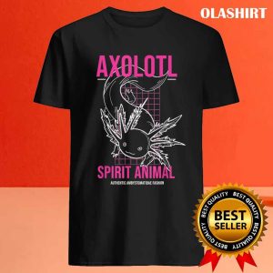 New Axolotl Spirit Animal Kawaii Anime T shirt Trending Shirt 4