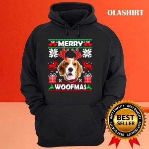 New Beagle Dog Merry Woofmas Christmas Dog Lovers Ugly Shirt 3