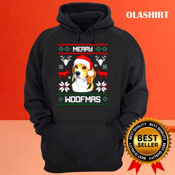 New Beagle Merry Woofmas Funny Dog Christmas Shirt