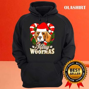 New Beagle Merry Woofmas Santa Claus Dog Christmas Shirt 3