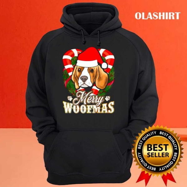 New Beagle Merry Woofmas Santa Claus Dog Christmas Shirt