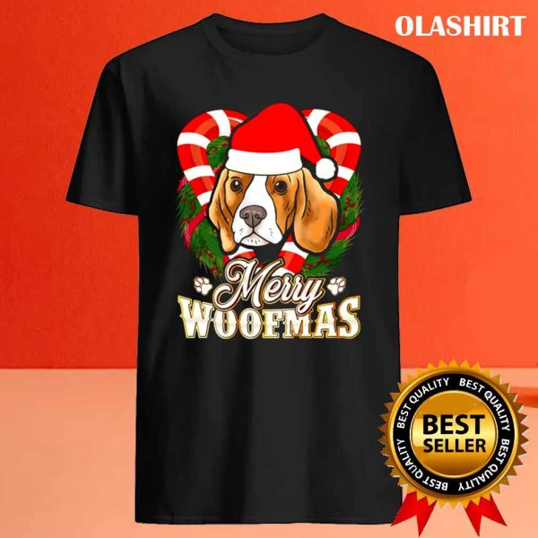 New Beagle Merry Woofmas Santa Claus Dog Christmas Shirt