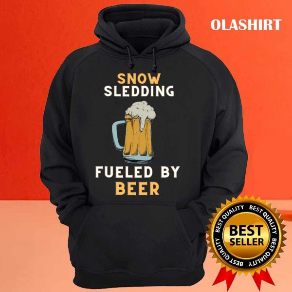 New Beer Fueled Snow Sledding T-shirt , Trending Shirt