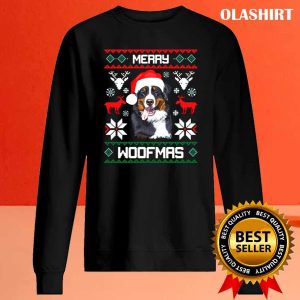 New Bernese Mountain Dog Merry Woofmas, Funny Dog Xmas Shirt