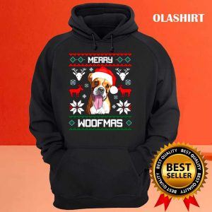 New Boxer Dog Merry Woofmas Funny Dog Christmas Shirt 3