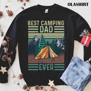 New Camping Dad Ever retro Vintage Camper T shirt 1