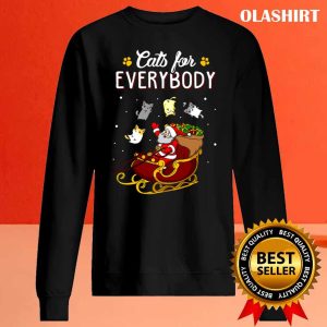 New Cats For Everybody Funny Ugly Christmas Sweatshirt T shirt 2