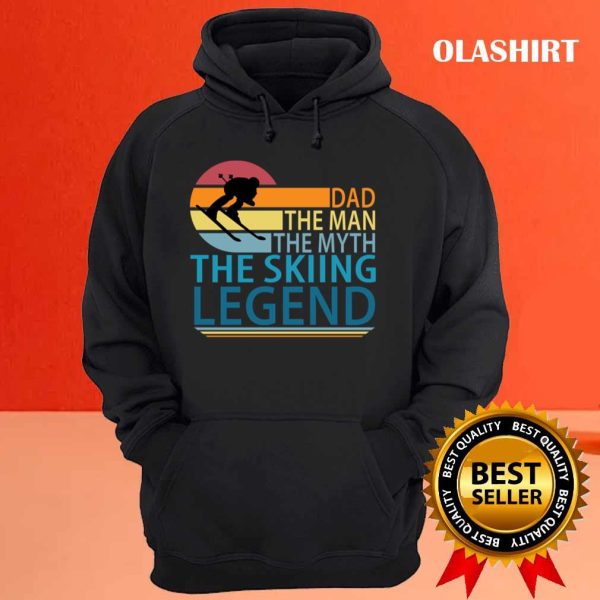 New Dad – The Man The Myth The Skiing Legend T-shirt