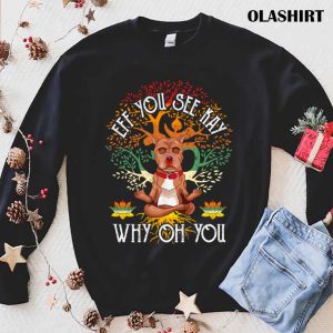 New Eff You See Kay Why Oh You Pitbull Dog Retro Vintage T-shirt