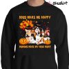 New Halloween Dogs Make Me Happy Humans Make My Head Hurt Shirt, Funny Halloween Dog Shirt