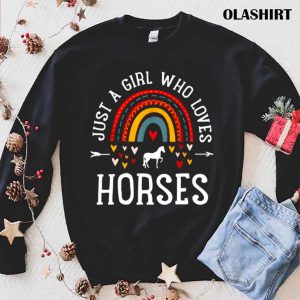 New Just A Girl Who Loves Horses Shirt Trending Shirt 1