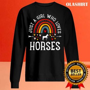 New Just A Girl Who Loves Horses Shirt Trending Shirt 2