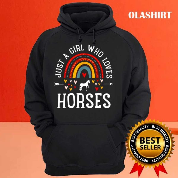 New Just A Girl Who Loves Horses Shirt , Trending Shirt