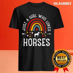 New Just A Girl Who Loves Horses Shirt Trending Shirt 4