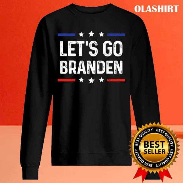 New Let’s Go Branden Brandon American Flag Vintage T-shirt