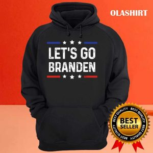 New Let's Go Branden Brandon American Flag Vintage T shirt 3