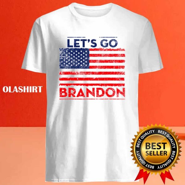 New Let S Go Brandon Funny Political Humor Short Sleev Shirt