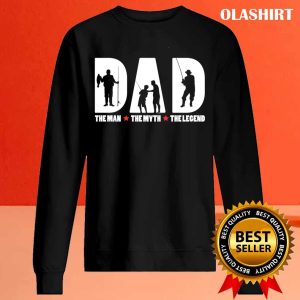 New Mens Dad The Man The Myth The Fishing Legend Design For Fisherman T shirt 2