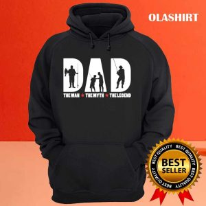 New Mens Dad The Man The Myth The Fishing Legend Design For Fisherman T shirt 3