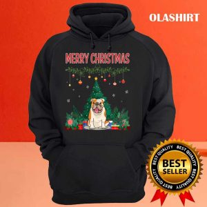 New Merry Christmas English Bulldog T shirt Trending Shirt 3