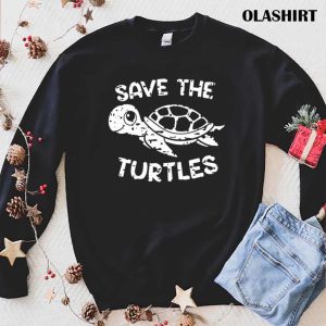 New Save The Turtles Shirt Grunge Distressed Shirt 1