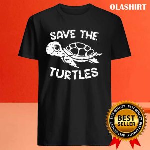 New Save The Turtles Shirt Grunge Distressed Shirt 4