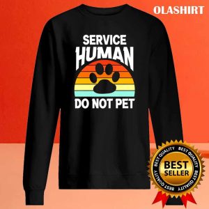 New Service Human Do Not Adopt Vintage Retro Sunset Dog Rescue Typography T shirt 4