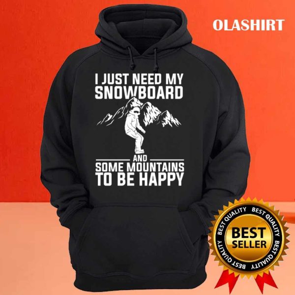 New Snowboard Shirt, Snowboarder Apres Ski Snow Gift Shirt