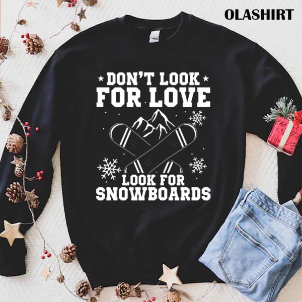 New Snowboard Vacation Winter Snowboarder Gift Shirt