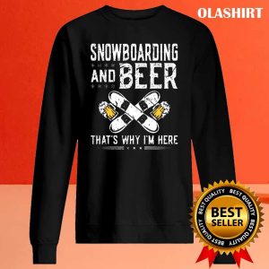 New Snowboarding Beer Drinking Snowboard Shirt Trending Shirt 2