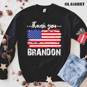 New Thank You Brandon Us Flag T shirt Trending Shirt 1