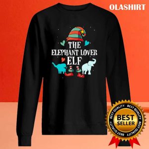 New The Elephant Lover Elf Funny Christmas Matching Group T-shirt