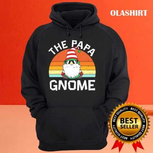 New The Papa Gnome Funny Retro Sunset Christmas Ugly Pajamas T shirt 3