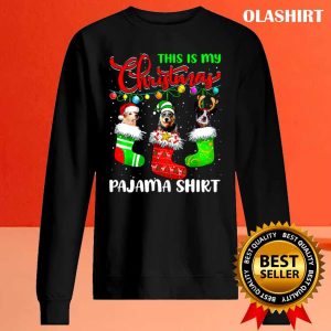 New This Is My Christmas Pajama Australian Cattle Dog Xmas Light T shirt 2