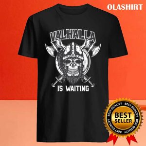 New Viking Skull With Helmet Axes T shirt Trending Shirt 4