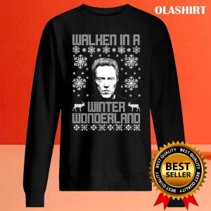 New Walken In A Winter Wonderland Ugly Christmas Sweater T shirt 2