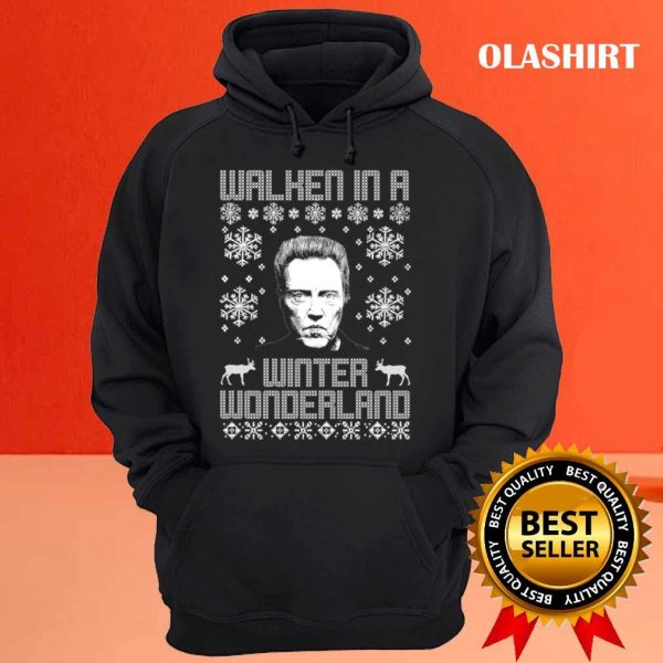 New Walken In A Winter Wonderland Ugly Christmas Sweater T-shirt