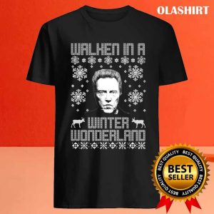 New Walken In A Winter Wonderland Ugly Christmas Sweater T shirt 4